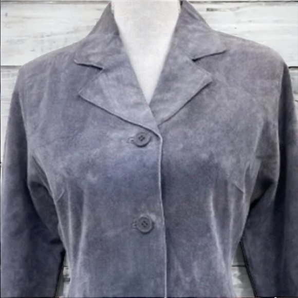 BRANDON THOMAS GENUINE SUEDE BLAZER SIZE LARGE - Picture 4 of 9